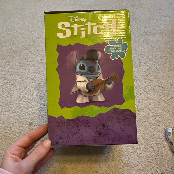 Disney Dancing Elvis Stitch Toy - Blue, White, and Orange - Picture 4 of 5